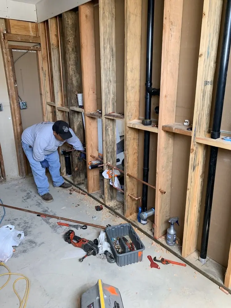 Commercial rough-in plumbing for Commercial Plumbing in Palisades Corner